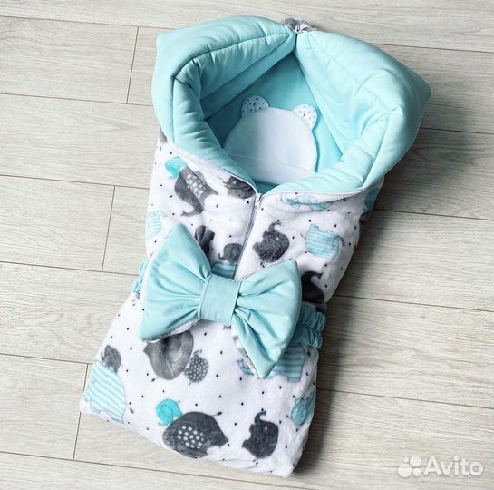 Осенний зимний конверт в коляску