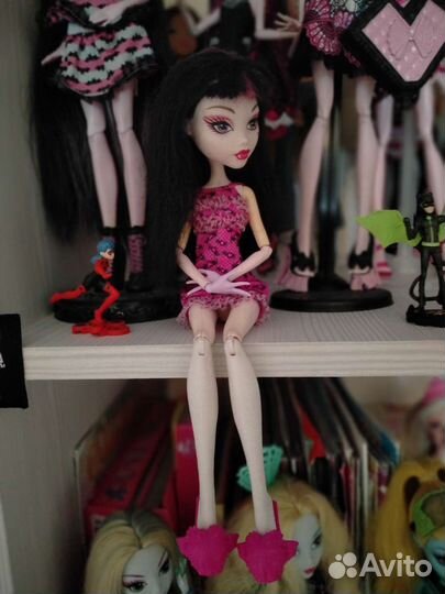 Кукла Монстер Хай Дракулаура пижамная