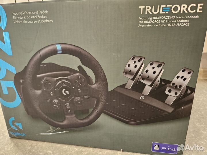Игровой руль logitech g923 + driving force shifter