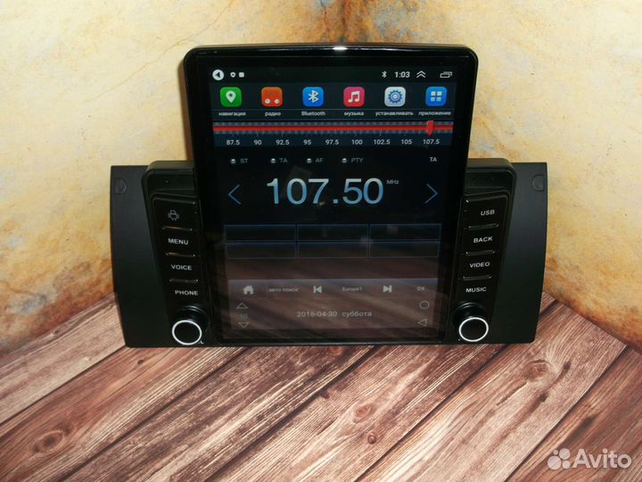 Магнитола BMW E39/E53 Android тип Тесла