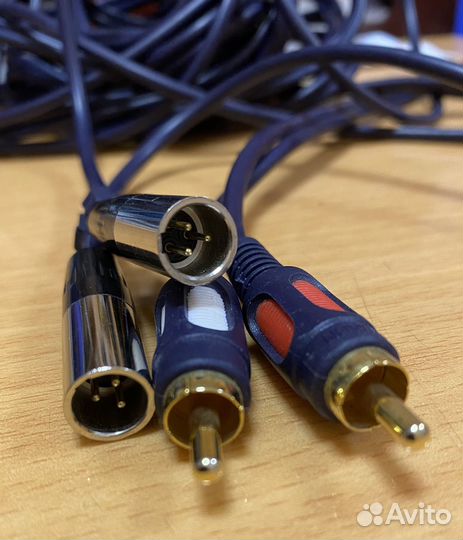 Кабель 2RCA -2XLR