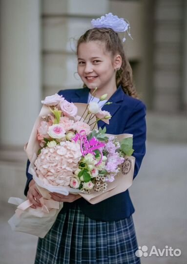 Гортензия хризантемы букет цветов