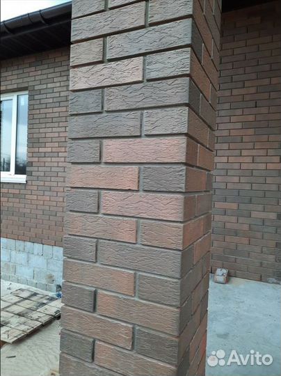 Кирпич облицовочный Графит