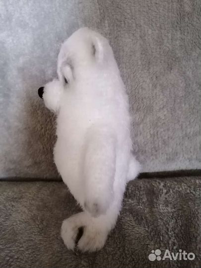 Вязаные игрушки Лисичка и Мишка