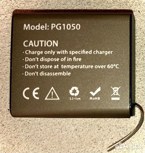 Аккумулятор 1050mAh для экшенкамеры SJ CAM, Eken