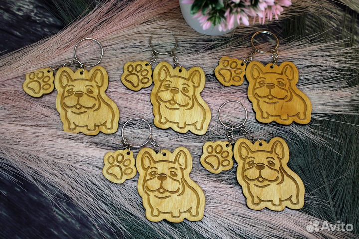 Брелоки из дерева