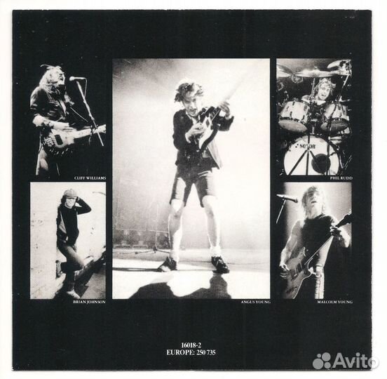 AC/DC Back in Black 1980 Atlantic W. Germany Gold