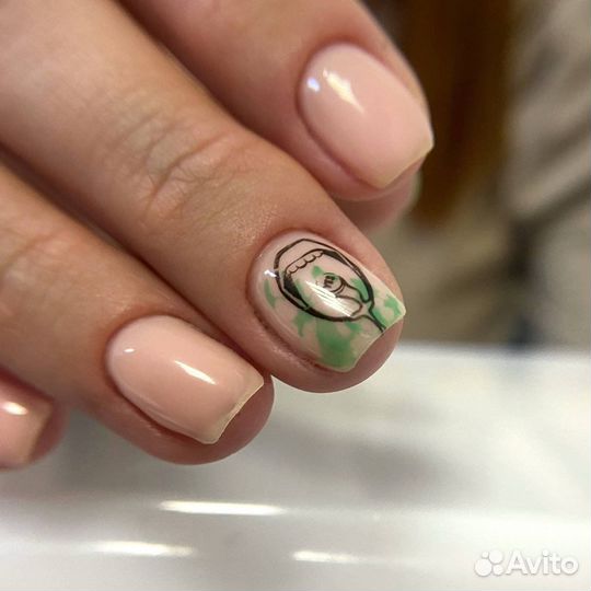 Маникюр+покрытие/Укрепление