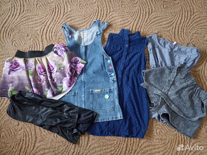 Вещи пакетом на девочку 146-152. 13 предметов