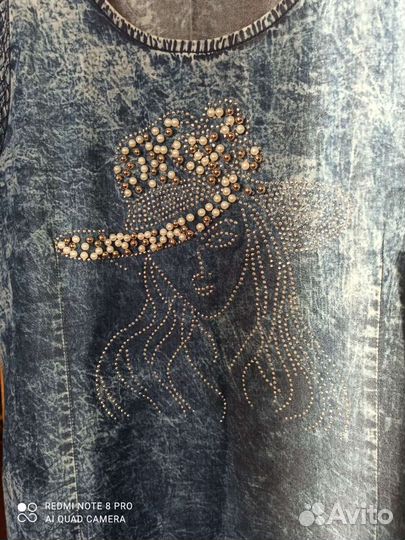 Джинцовый платье-сарафан