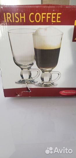 Стаканы под irish кофе в упаковке новые