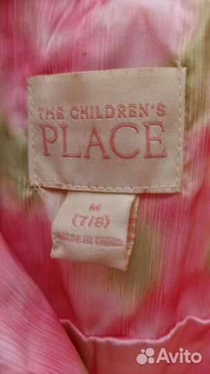 Новое летнее нарядное пальто плащ children's place