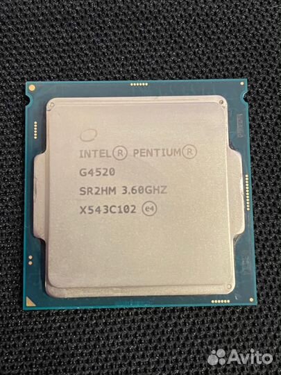 Процессор i3 6100 Pentium G4520