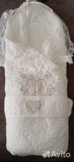 Конверт-одеялко на выписку+шапочка