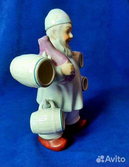 Графин/штоф Гном фарфоровый винтаж