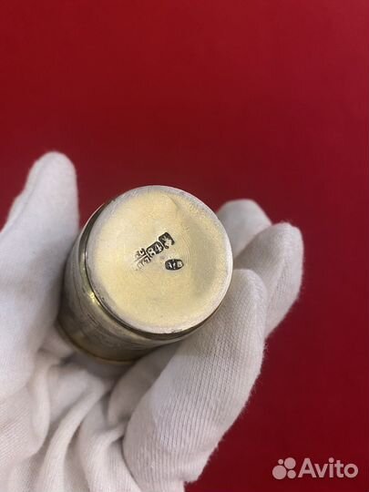 Царская серебряная стопка, 84 пробы