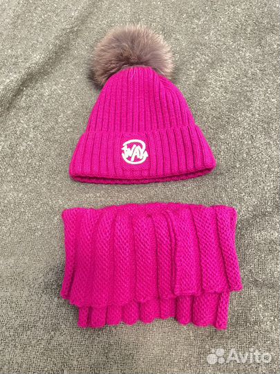 Шапка и снуд для девочки