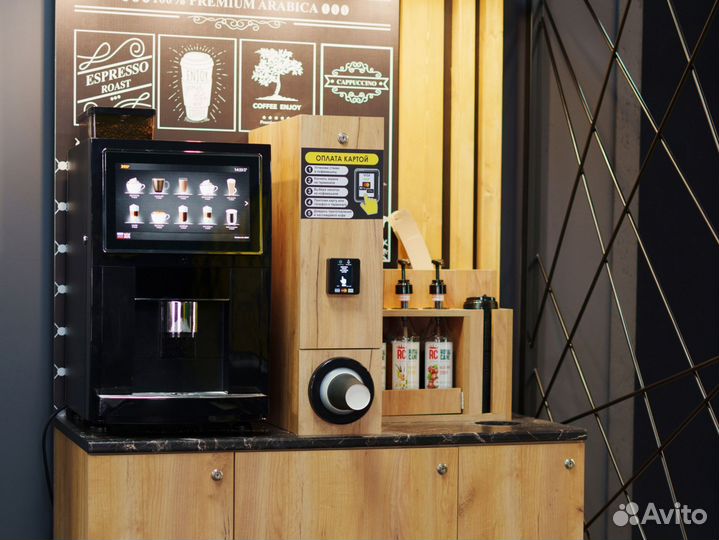 Кофейня самообслуживания Jetinno JL24, кофепоинт