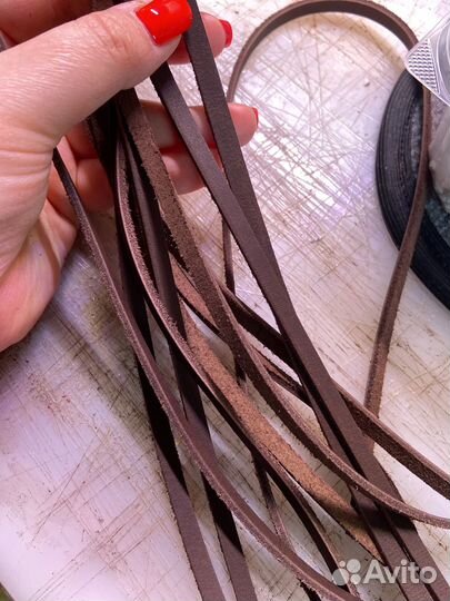 Кожаный шнур, полоска из кожи