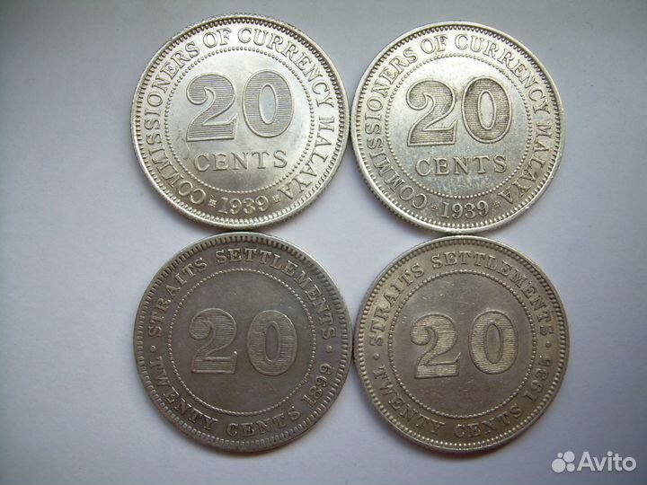 Брит.:Маврикий, Родезия, юар, Гвиана, Кипр серебро