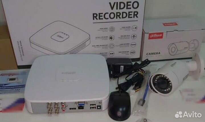 Комплект видеонаблюдения регистратор камера