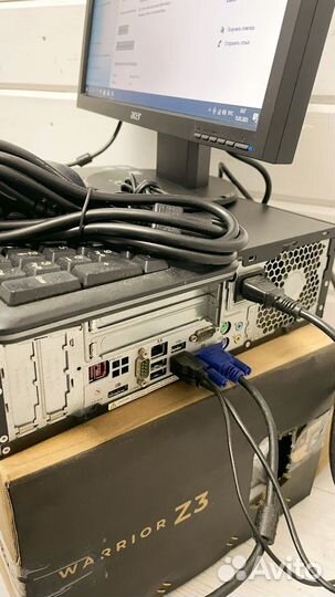 Офисный компьютер HP i3 8Gb SSD полный комплект