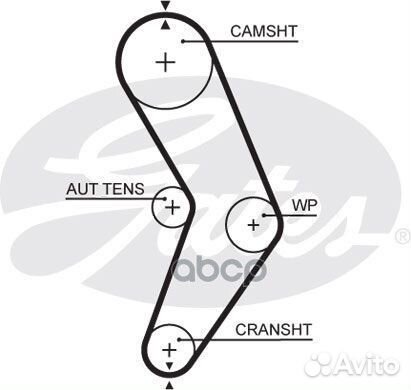 Комплект ремня грм renault logan/sandero (Z96)