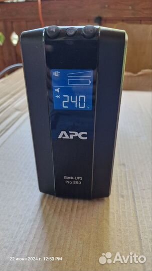 Ибп APC SMART UPS 1500 с батареей + BackUps Pro550