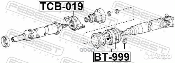 Пыльник ШРУСа карданного вала BT999 Febest