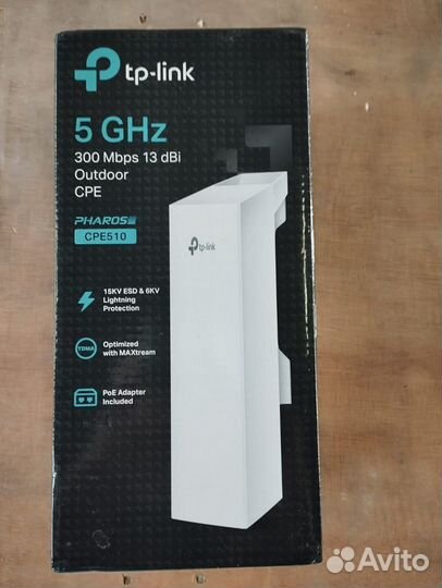 Точка доступа TP-Link CPE510 N300 10/100base-TX