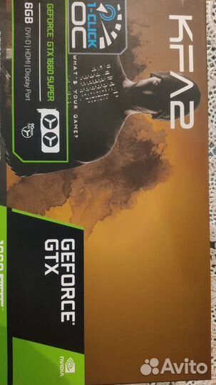 Видеокарта KFA2 Geforce gtx 1660 super 6gb