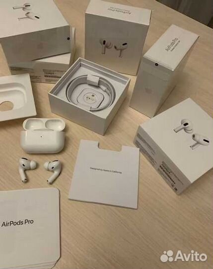 Airpods Pro с шумоподавлением Чехол в подарок