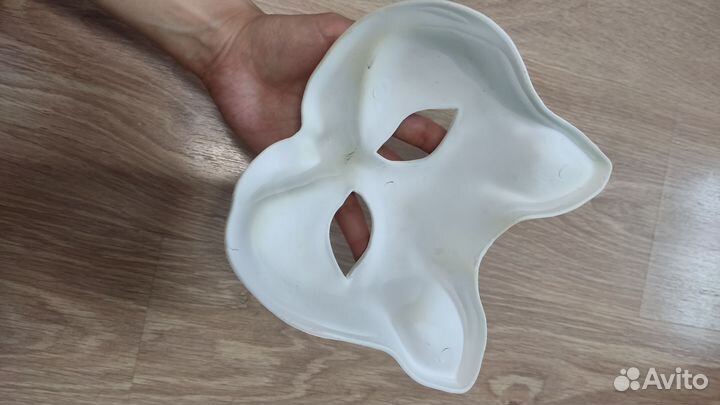 Основа маска под роспись кот (венецианская маска)