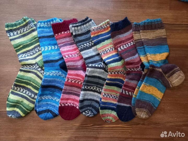 Носки вязаные ручной работы 38/39/40