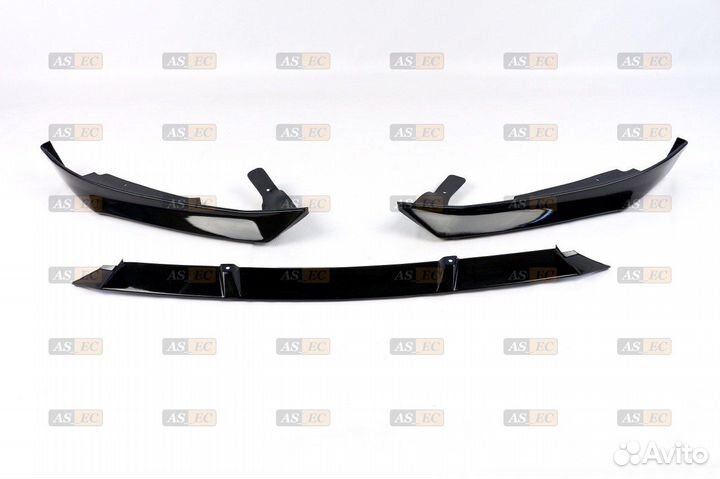 Гранта фл губа - Сплитер Барс чёрный глянец