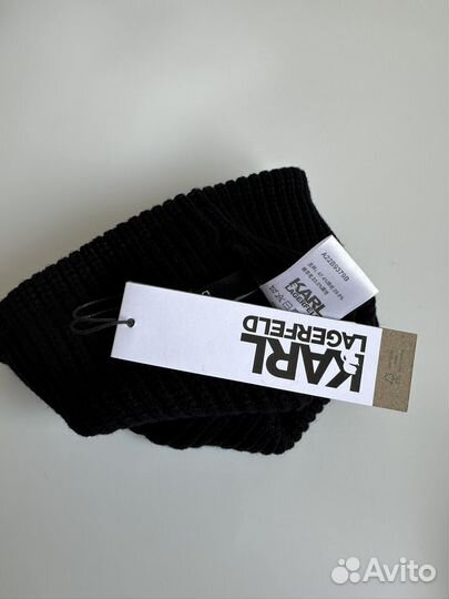 Karl lagerfeld теплая шапка черная