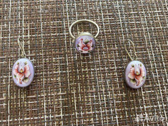 Финифть бижутерия времен СССР