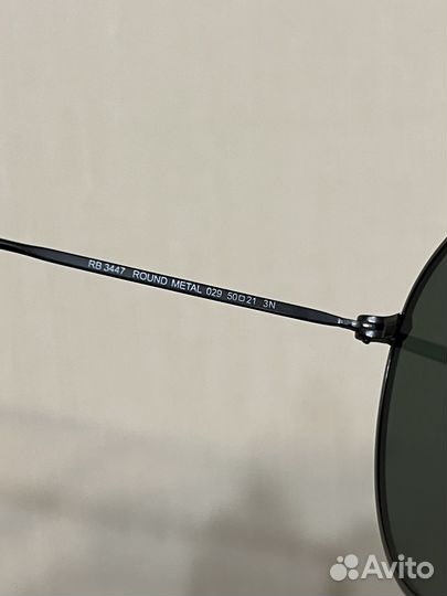 Очки ray ban round metal