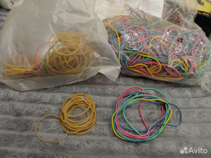 Канцелярские резинки банковские для денег