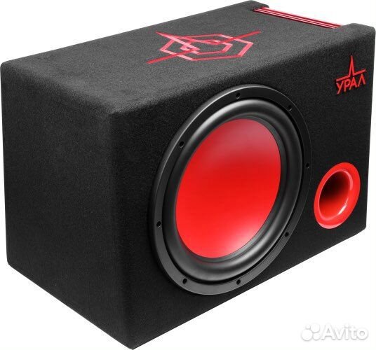Автомобильный сабвуфер урал-у12а(черный)активный