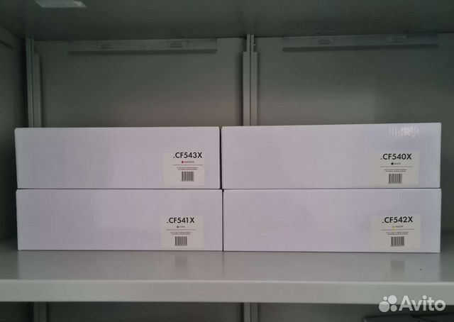 Картриджи CF540X CF541X CF542X CF543X