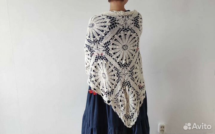 Платок ручной работы