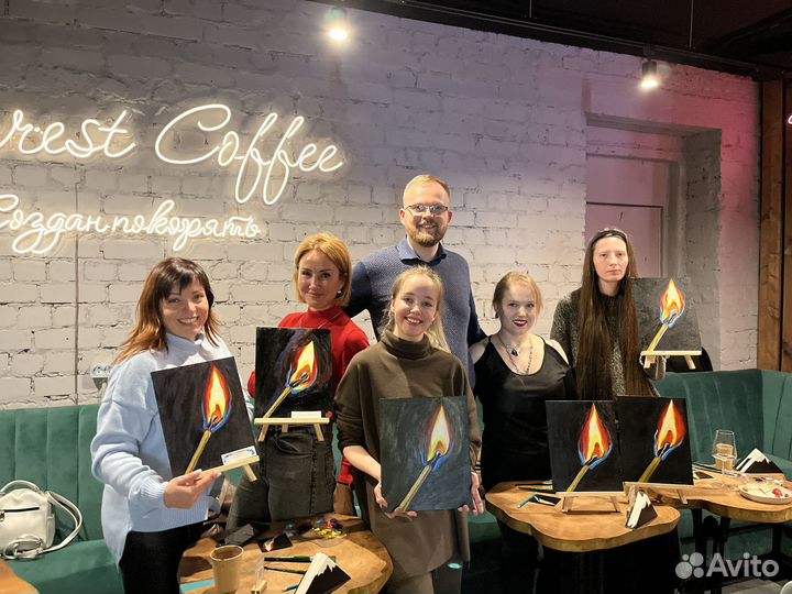 Мастер классы по рисованию, арт день рождения