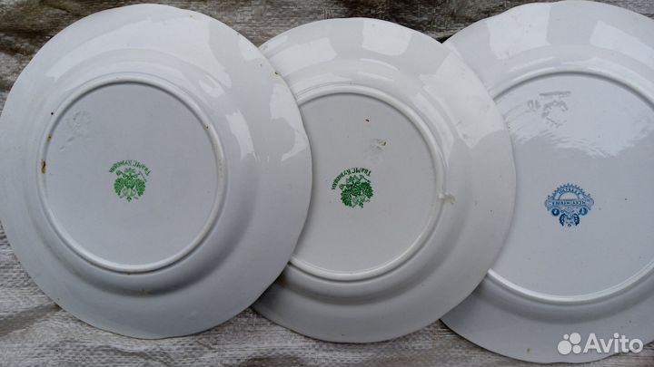 Тарелки кузнецовский фарфор