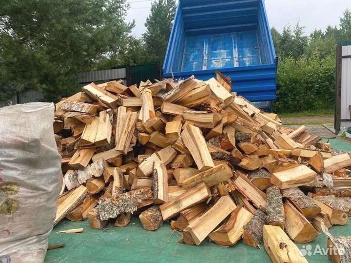Дрова колотые березовые