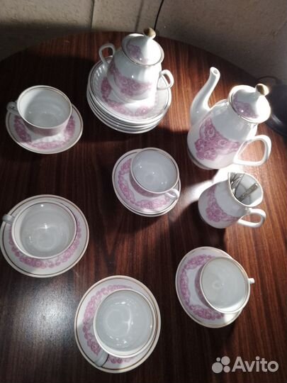 Сервиз из гофрированного фарфора(Рижский фз)