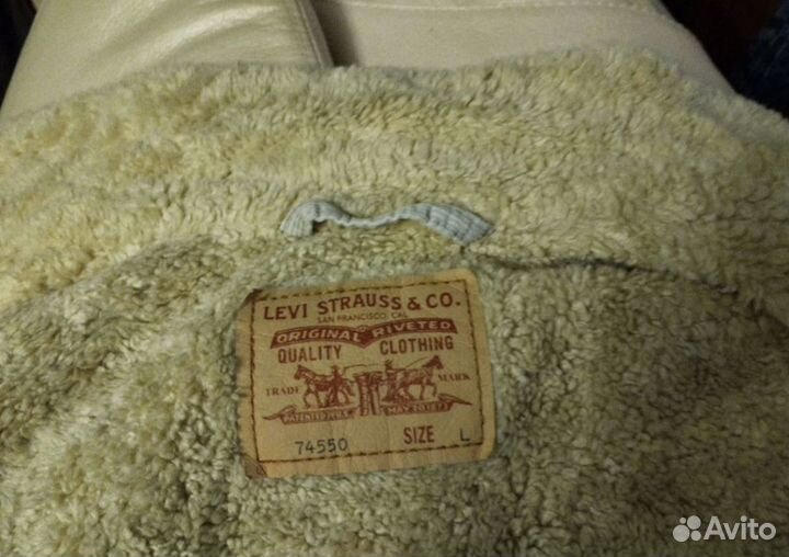 Куртка Levi's шерпа L