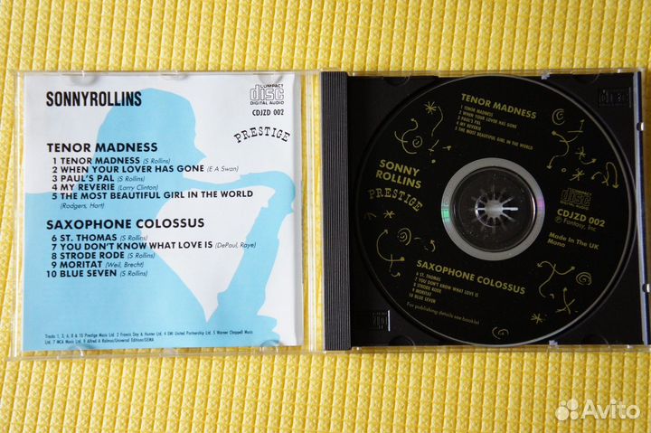 Sonny Rollins - Tenor Madness / Saxophone Colossus