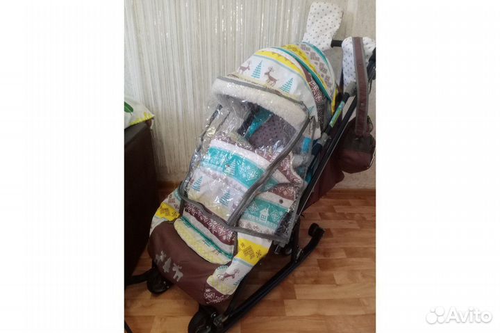 Коляска санки