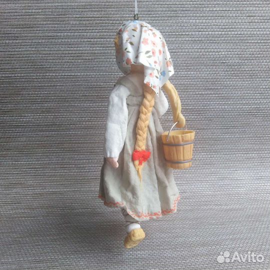 Ватная игрушка на елку